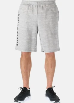 Swedemount Training Logo Shorts Lt. Grey Melange/Charcoal Melange