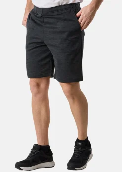 Discount Swedemount Training Logo Shorts II Charcoal Melange/Charcoal Melange