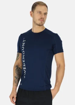 New Swedemount Training Logo Tee Navy Melange/Reflective