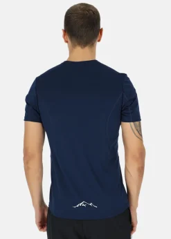 New Swedemount Training Logo Tee Navy Melange/Reflective