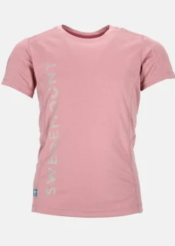 New Swedemount Training Logo Tee G JR Dusty Rose Melange/Reflective