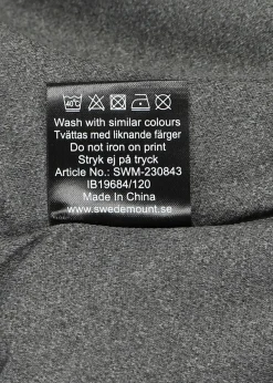 Best Swedemount Training Logo Tee W Dk. Grey Melange/Lt. Pink