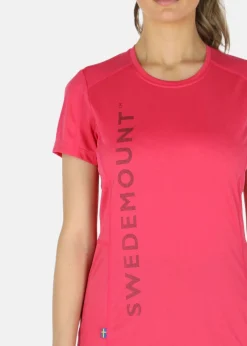 Outlet Swedemount Training Logo Tee W Lt. Pink Melange/Charcoal