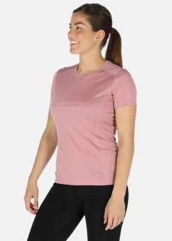 Online Swedemount Training Logo Tee W Dusty Rose Melange/Reflective