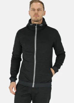 Hot Swedemount Training Logo Zip Hood Charcoal Melange/Charcoal Melange