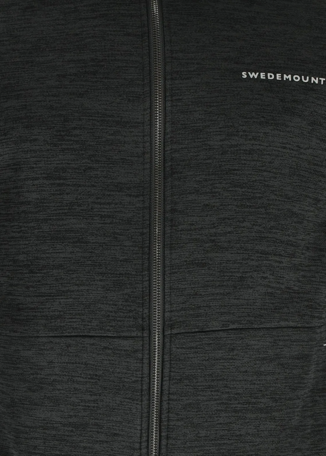 Swedemount Training Logo Zip Hood II Charcoal Melange/Charcoal Melange