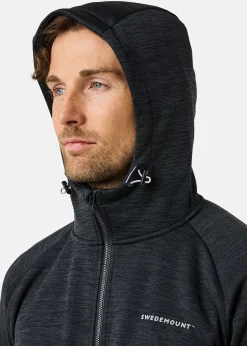 Swedemount Training Logo Zip Hood II Charcoal Melange/Charcoal Melange