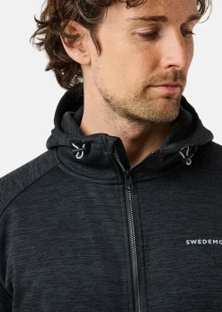 Swedemount Training Logo Zip Hood II Charcoal Melange/Charcoal Melange