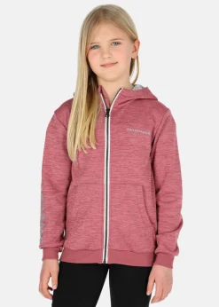Best Swedemount Training Logo Zip Hood JR Dusty Rose Melange/Lt. Grey Melange