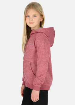 Best Swedemount Training Logo Zip Hood JR Dusty Rose Melange/Lt. Grey Melange