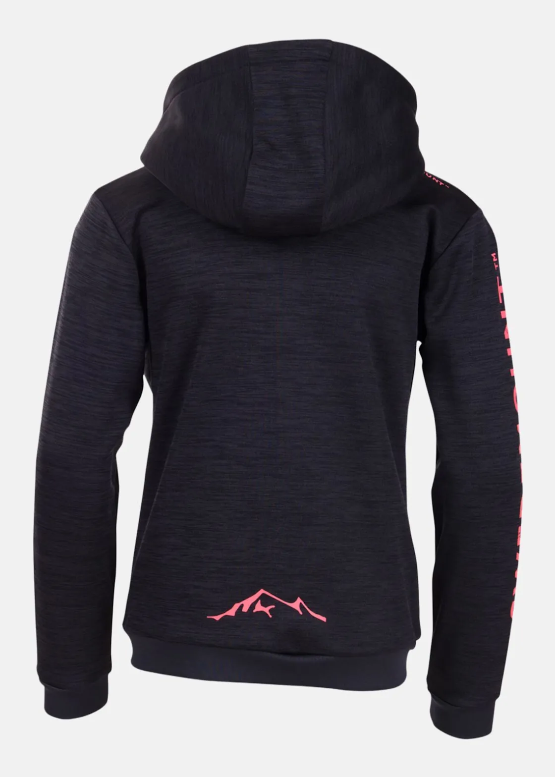 Discount Swedemount Training Logo Zip Hood JR Charcoal Melange/New Pink