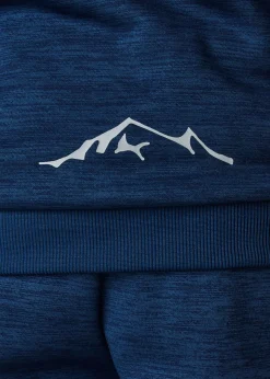 Sale Swedemount Training Logo Zip Hood JR Navy Melange/Lt. Grey Melange