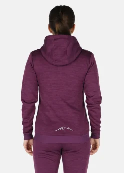 Outlet Swedemount Training Logo Zip hood W Plum