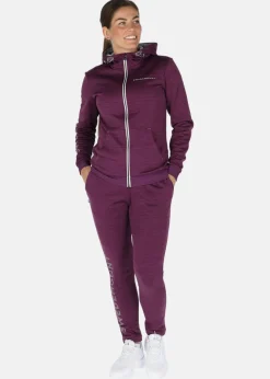 Outlet Swedemount Training Logo Zip hood W Plum