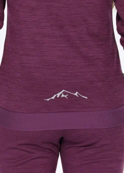 Outlet Swedemount Training Logo Zip hood W Plum