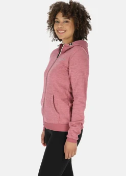Discount Swedemount Training Logo Zip hood W Dusty Rose Melange/Lt. Grey Melange