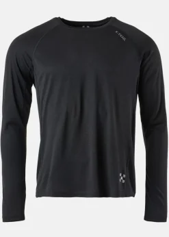Clearance X-trail Training L/S Tee Black Melange