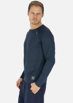 New X-trail Training L/S Tee II Dk. Navy Melange