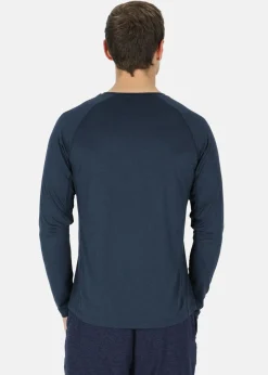 New X-trail Training L/S Tee II Dk. Navy Melange