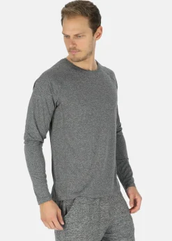 New X-trail Training L/S Tee II Charcoal Melange