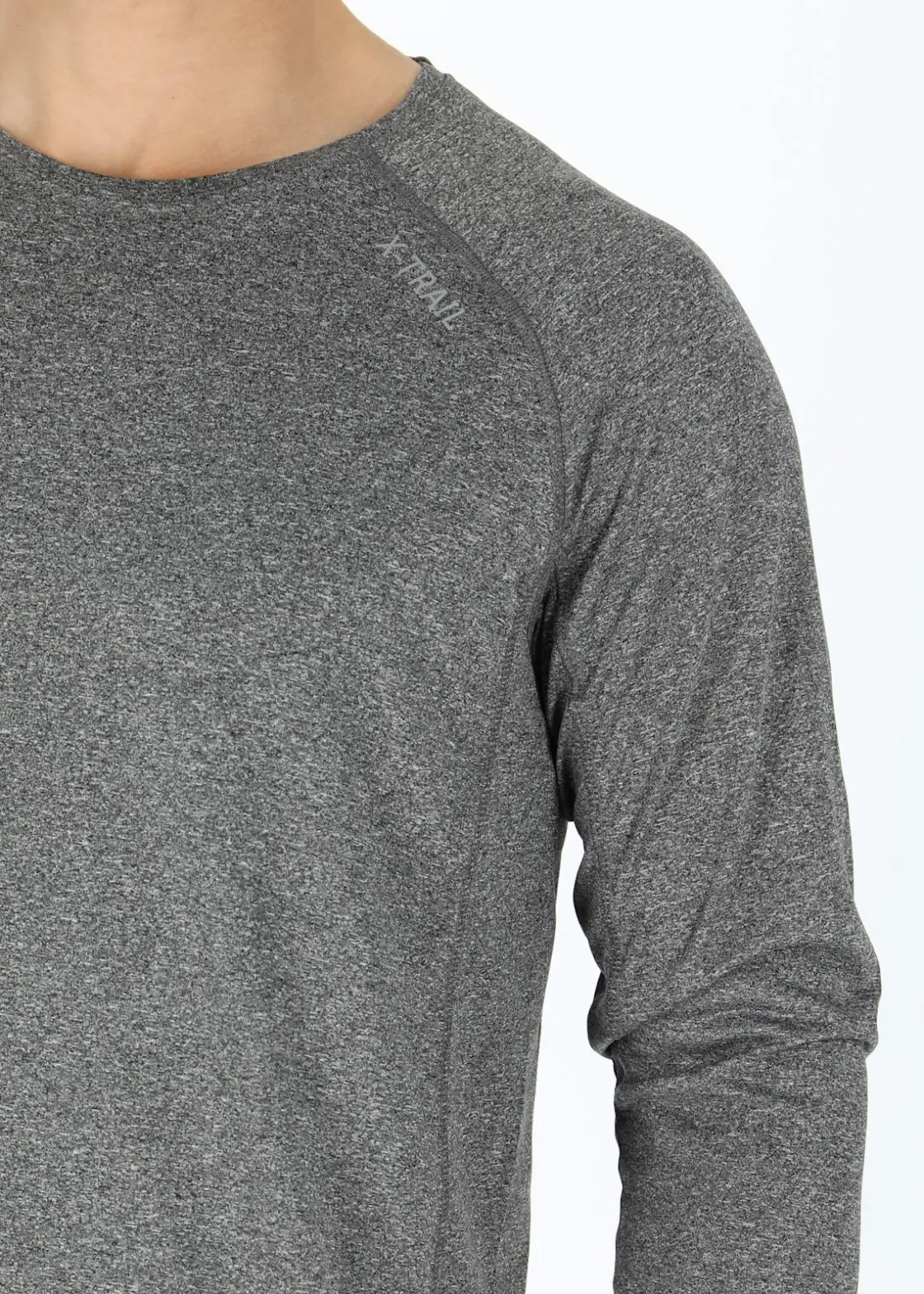 New X-trail Training L/S Tee II Charcoal Melange
