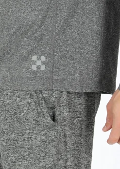 New X-trail Training L/S Tee II Charcoal Melange