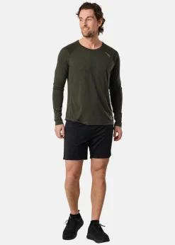 Outlet X-trail Training L/S Tee II Dk. Olive Melange
