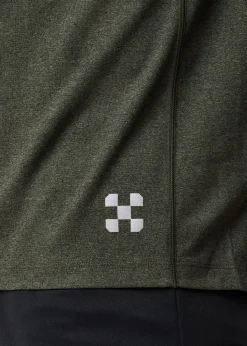 Outlet X-trail Training L/S Tee II Dk. Olive Melange