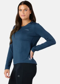 X-trail Training L/S Tee II W Dk. Navy Melange