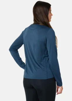 X-trail Training L/S Tee II W Dk. Navy Melange