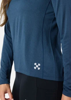 X-trail Training L/S Tee II W Dk. Navy Melange