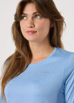 Sale X-trail Training L/S Tee W Lt. Blue Melange