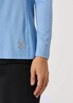 Sale X-trail Training L/S Tee W Lt. Blue Melange