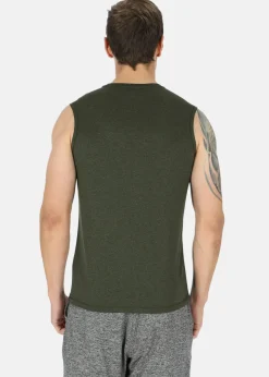 Best X-trail Training Singlet II Olive Melange