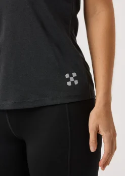 Outlet X-trail Training Singlet W Black Melange