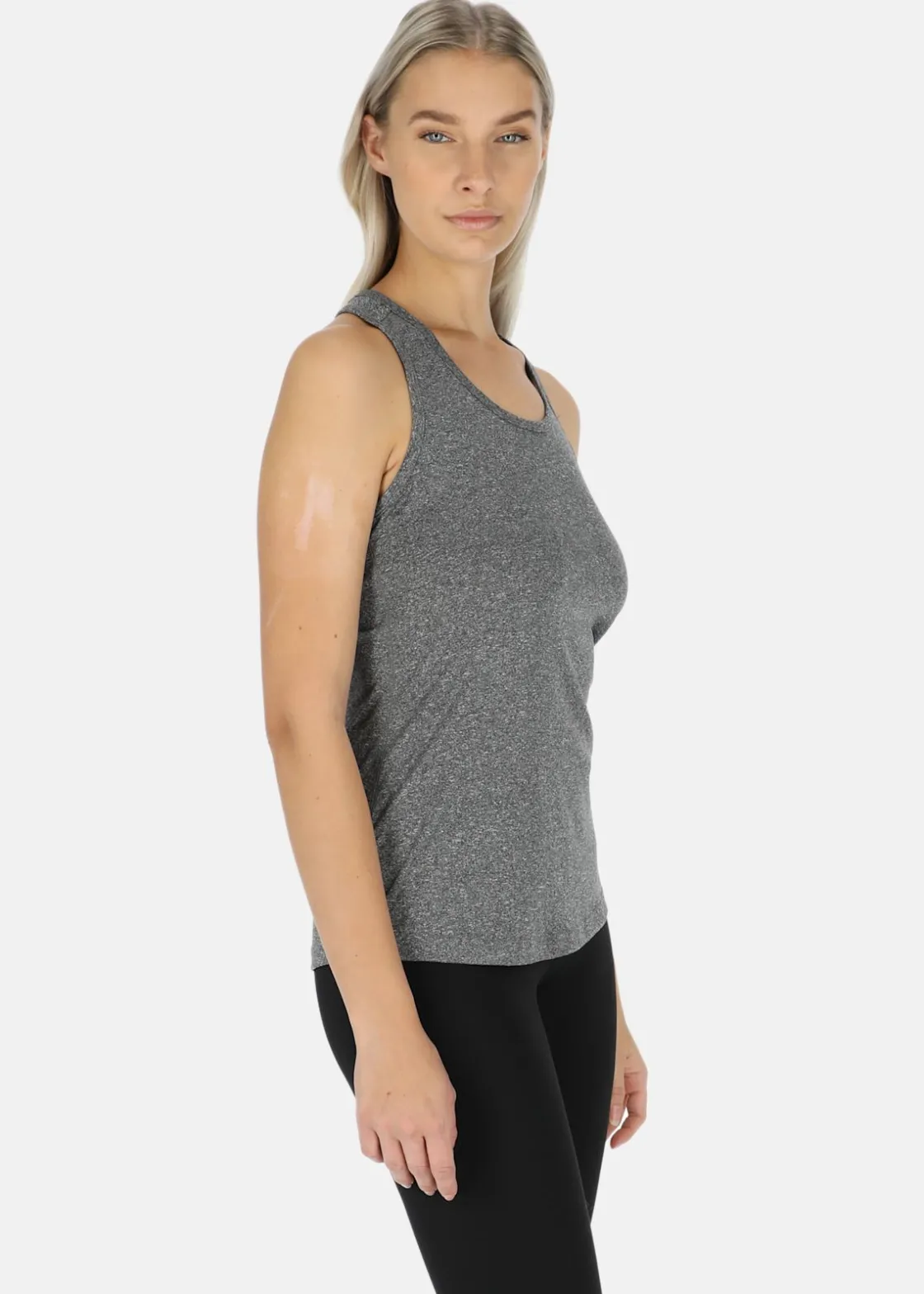 Online X-trail Training Singlet W Charcoal Melange