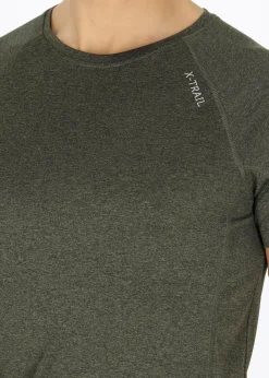 X-trail Training Tee Olive Melange
