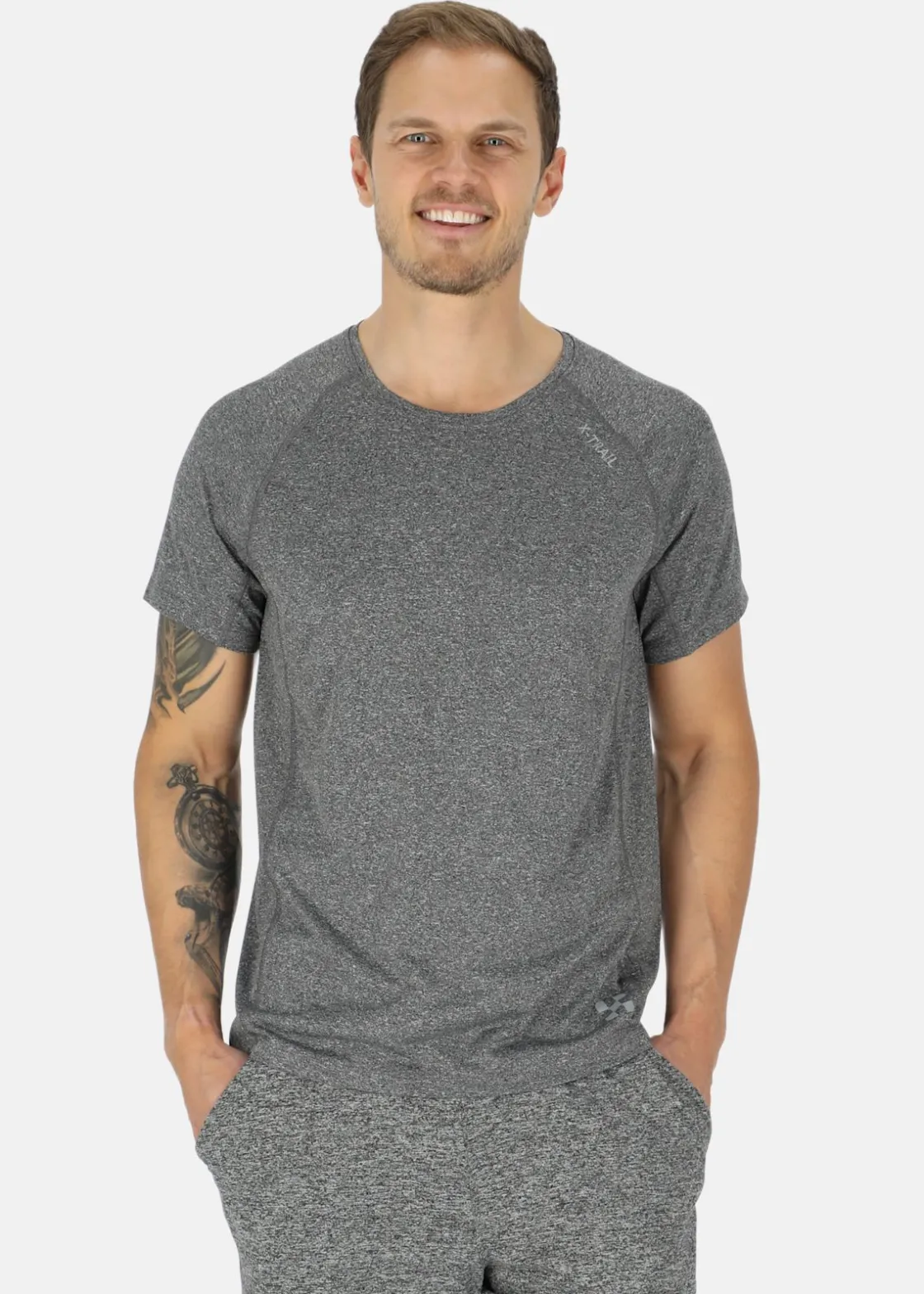 Sale X-trail Training Tee II Charcoal Melange