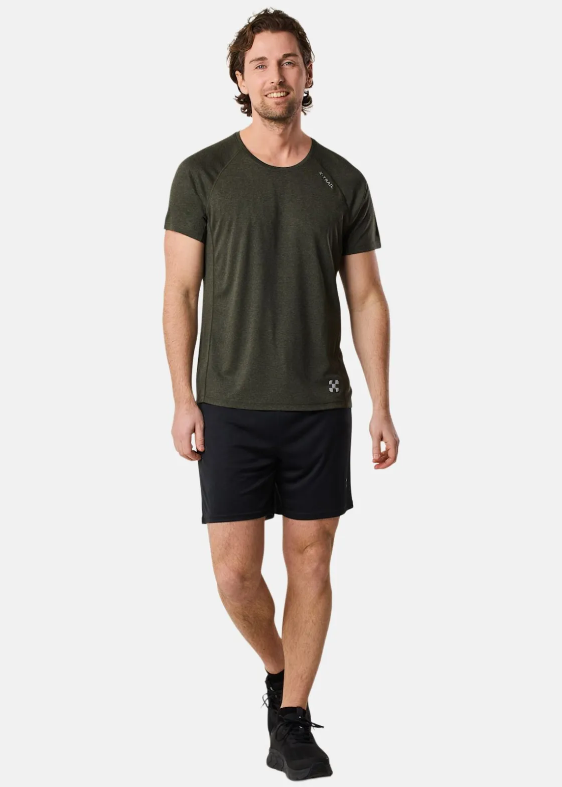 X-trail Training Tee II Dk. Olive Melange