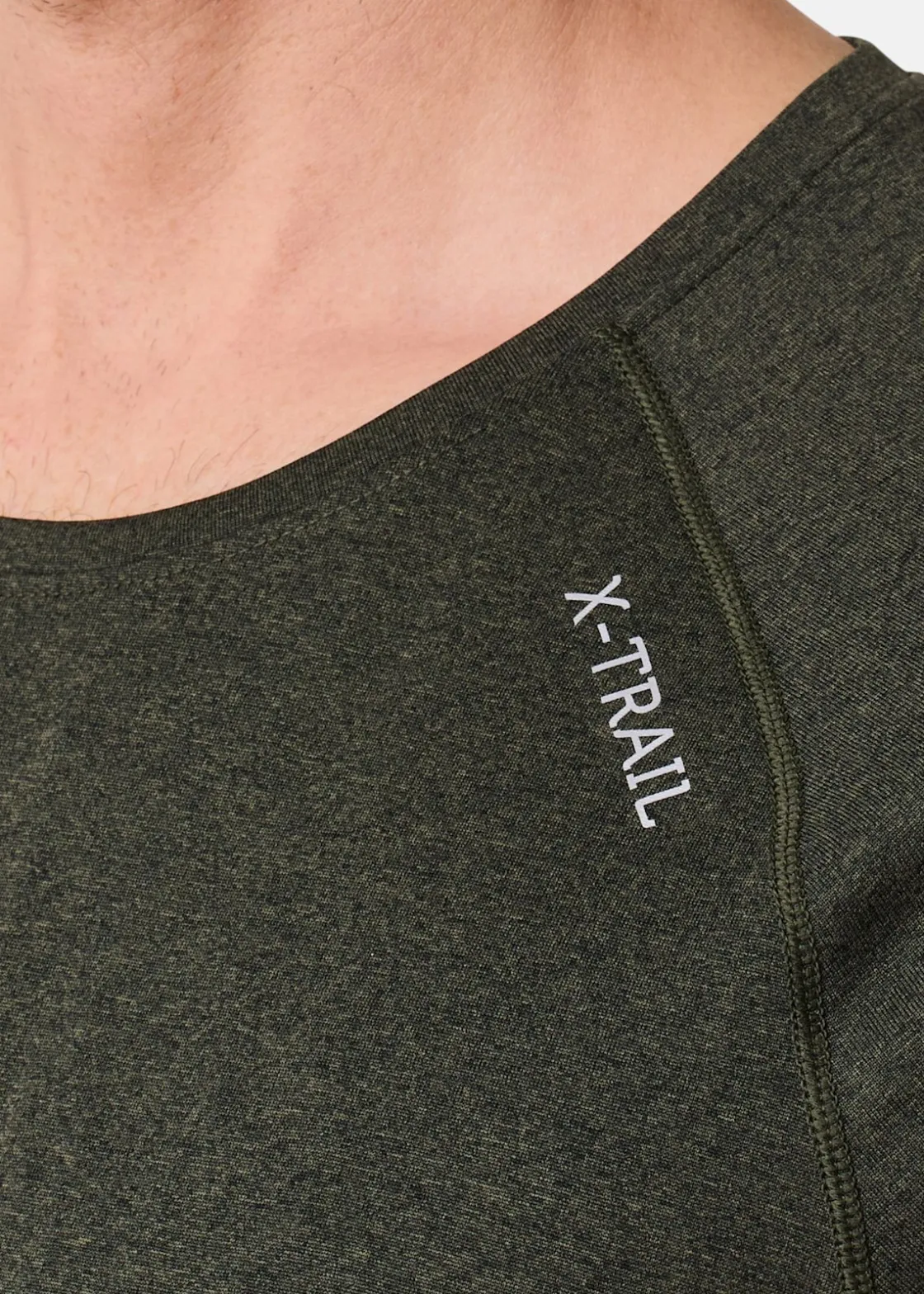 X-trail Training Tee II Dk. Olive Melange