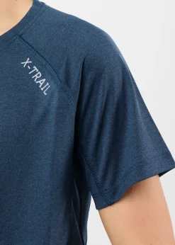 New X-trail Training Tee II JR Dk. Navy Melange