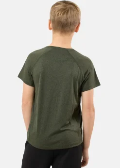 X-trail Training Tee II JR Olive Melange