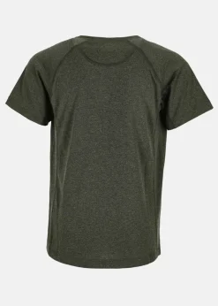 X-trail Training Tee II JR Olive Melange