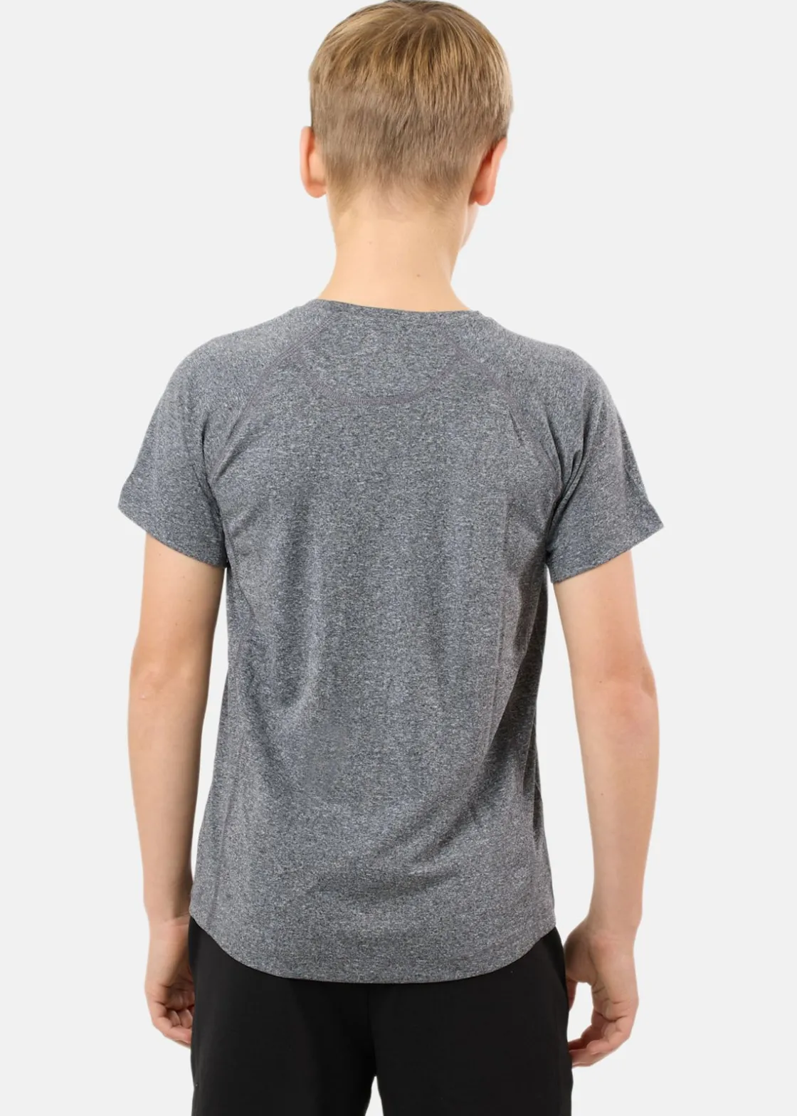 X-trail Training Tee II JR Charcoal Melange