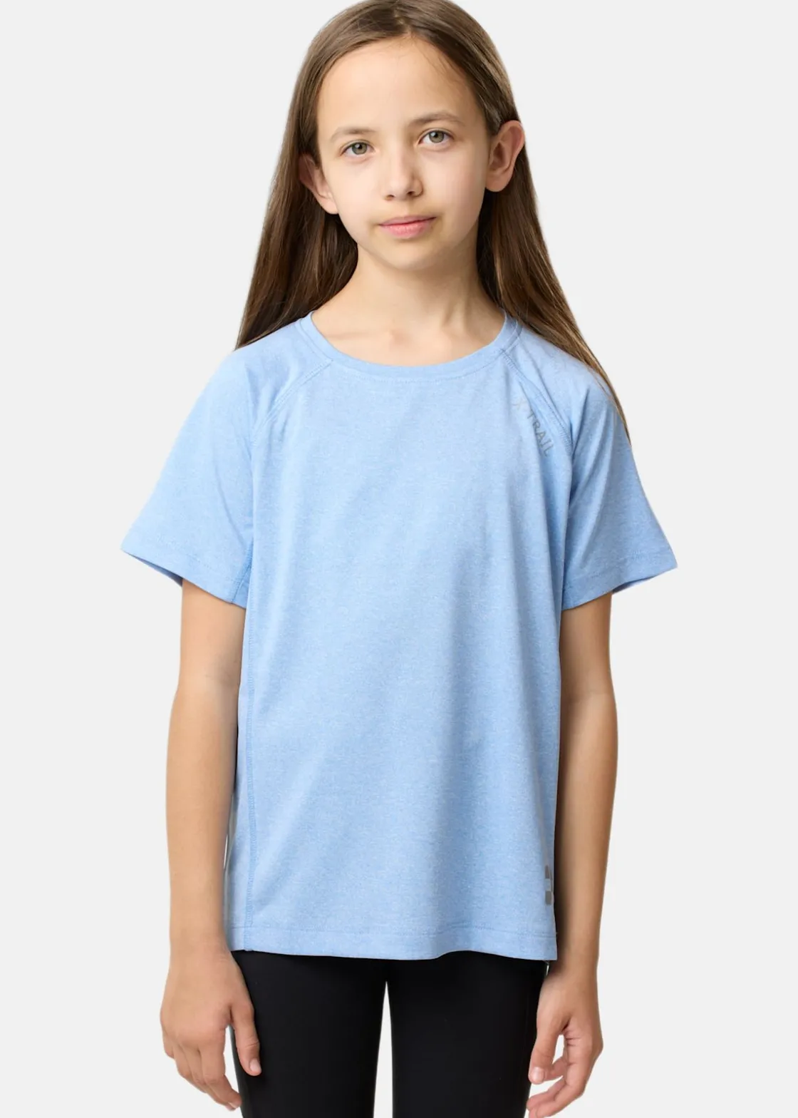 X-trail Training Tee II JR Lt. Blue Melange