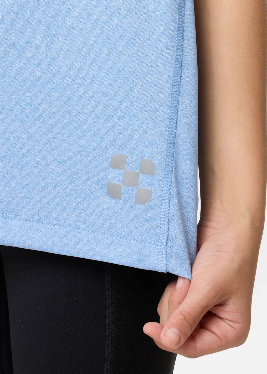 X-trail Training Tee II JR Lt. Blue Melange