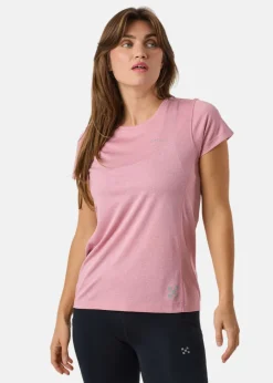 Outlet X-trail Training Tee W Dusty Rose Melange