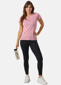 Outlet X-trail Training Tee W Dusty Rose Melange