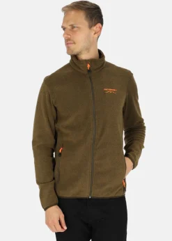 Sale Swedemount Tromsö Fleece Forest Green Melange/Orange