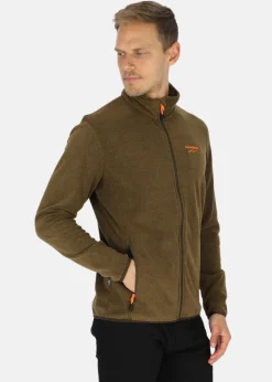 Sale Swedemount Tromsö Fleece Forest Green Melange/Orange